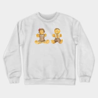 Gingerbread boy and girl Crewneck Sweatshirt